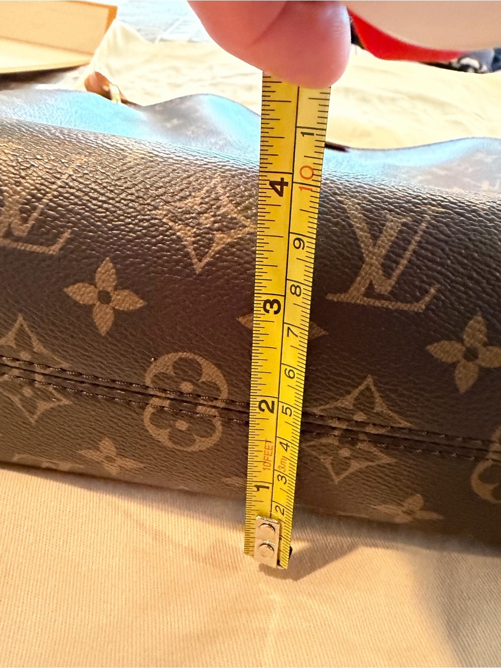 Louis Vuitton Graceful PM MNG Beige/Brown Monogram Shoulder Bag - Picture 17 of 17
